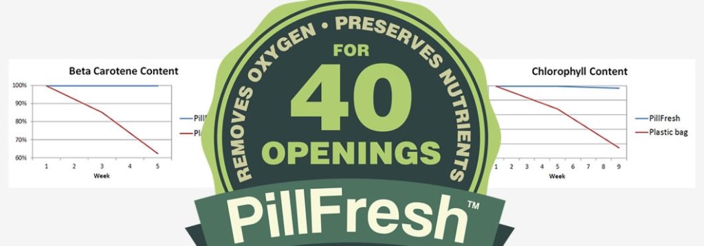 plantpills oxygen free wheatgrass juice powder packaging