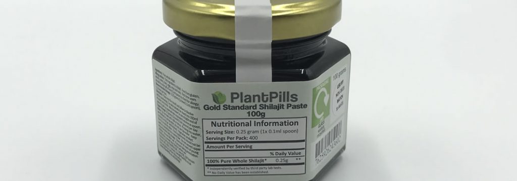 plantpills shilajit how is it packaged