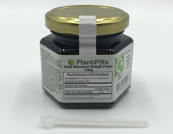 Packaging for PlantPills Shilajit Paste