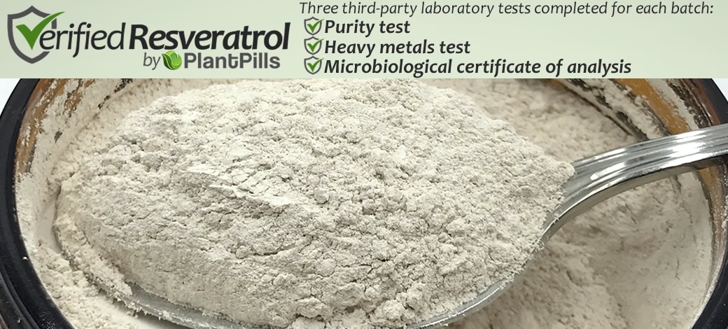 Micronized Trans-Resveratrol Powder Verified